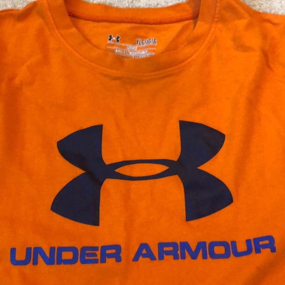 Under Armour heat gear t shirt youth large loose - Picture 2 of 3
